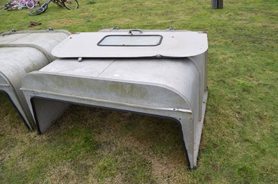Lot 322 - Ifor Williams pick-up canopy with mesh ends...