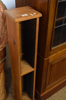 Lot 382 - Pine CD rack