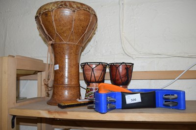 Lot 506 - Quantity of various percussive instruments etc