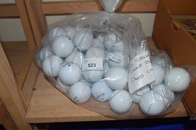 Lot 523 - Bag containing 50 x Callaway golf balls