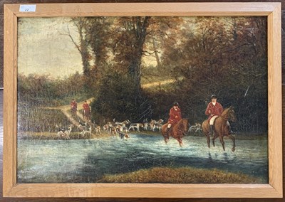 Lot 22 - English school, A pair of hunting scenes,...