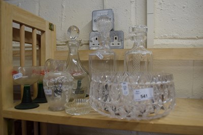 Lot 541 - Quantity of various glass ware including...