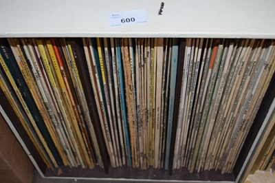 Lot 600 - Box of vinyl LP's including mostly classical