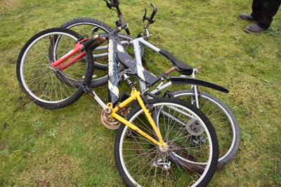 Lot 340 - Pair of mountain bikes (a/f)