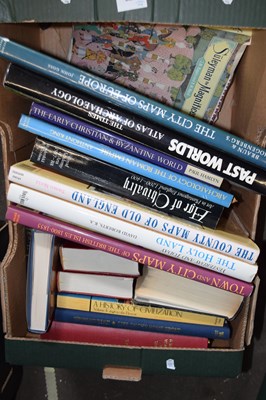 Lot 677 - Box containing various hardback topographical...