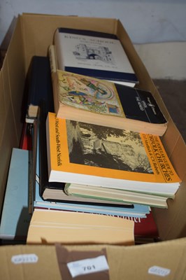 Lot 701 - One box of mixed books to include local...