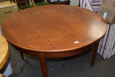 Lot 805 - Extending circular 1960's/70's dining table