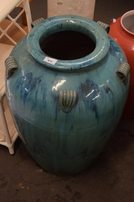 Lot 813 - Large art pottery planter or vase