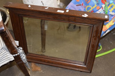 Lot 826 - Small over mantel framed mirror