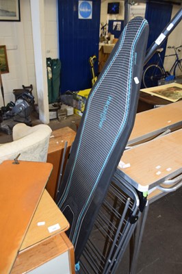 Lot 847 - Prozone ironing board together with a metal...