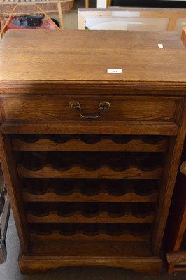 Lot 864 - Oak wine rack