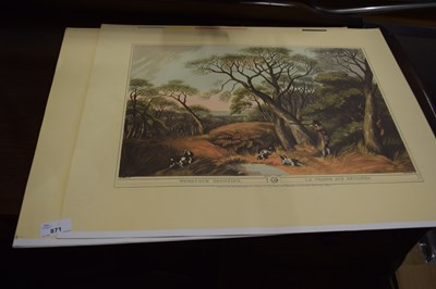 Lot 871 - Quantity of shooting related prints