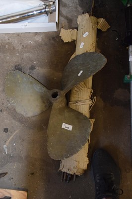 Lot 940 - Ships propellor to go with a quantity of stair...