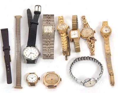 Lot 390 - Mixed Lot: Various lady's wristwatches to...