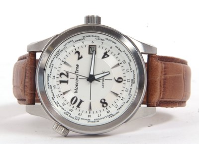 Lot 398 - Moscow Time World Timer gent's wristwatch, the...