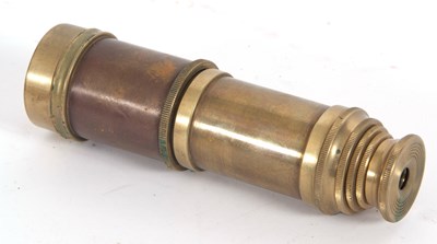 Lot 228 - Vintage brass pocket telescope spyglass circa...