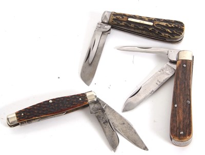 Lot 277 - Mixed Lot:  Rowbotham & Co two bladed pocket...