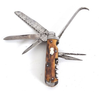 Lot 286 - Abraham Brooksbank multi-tool sportsmans knife...