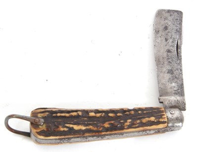 Lot 288 - A Hunt of Sheffield cleaver bladed pocket...