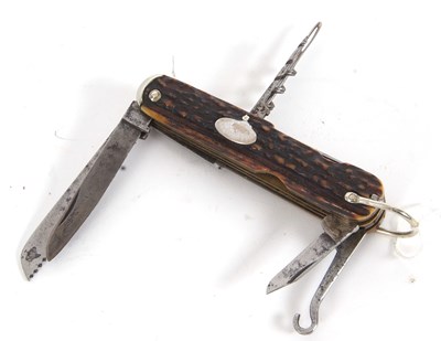 Lot 296 - Morton & Sons utility pocket knife, ten...