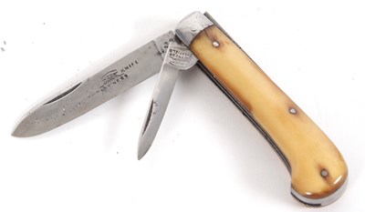 Lot 297 - Taylor of Sheffield two bladed pocket knife...