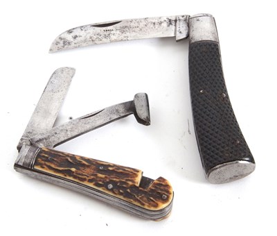 Lot 307 - Taylor of Sheffield timber scribe pocket knife,...