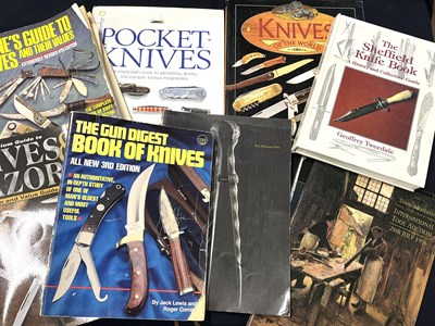 Lot 320 - Quantity of knife related collecting and other...