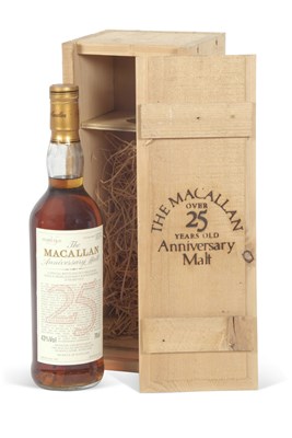 Lot 160 - The Macallan Anniversary Malt 25 Year Old,...