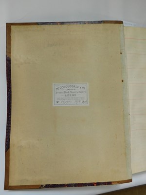 Lot 17 - A late 19th century extensive ledger of dyed...