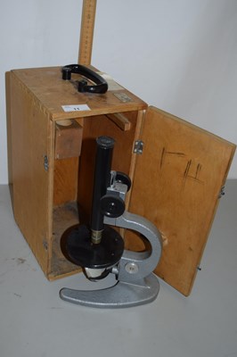 Lot 11 - A boxed model of a microscope