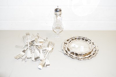 Lot 59 - MIXED LOT VARIOUS SILVER PLATED CUTLERY,...