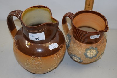 Lot 56 - Two Doulton stone ware jugs