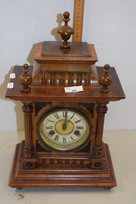 Lot 82 - Late 19th or early 20th Century walnut cased...