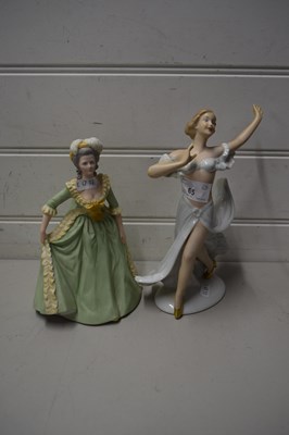 Lot 65 - WALLENDORF MODEL OF A BALLERINA, TOGETHER WITH...