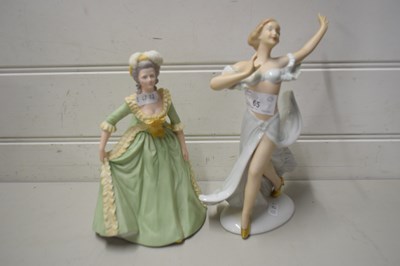 Lot 65 - WALLENDORF MODEL OF A BALLERINA, TOGETHER WITH...