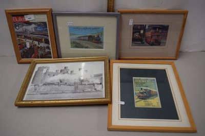 Lot 141 - Collection of various reproduction coloured...