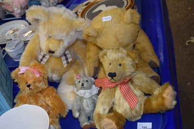 Lot 154 - Collection of five various teddy bears