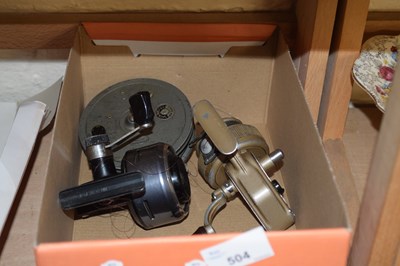 Lot 504 - Three vintage fishing reels