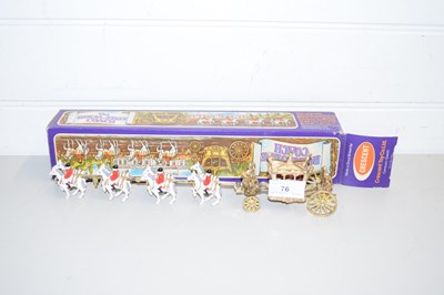 Lot 76 - CRESCENT TOYS ROYAL STATE COACH MODEL WITH...