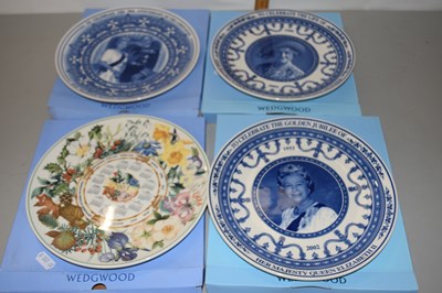 Lot 157 - Four boxed Wedgwood calendar plates