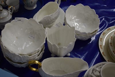 Lot 158 - Quantity of Coalport leaf formed table wares