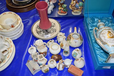 Lot 161 - Collection of various crested china wares and...