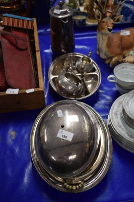 Lot 180 - Mixed Lot: Various silver plated serving...