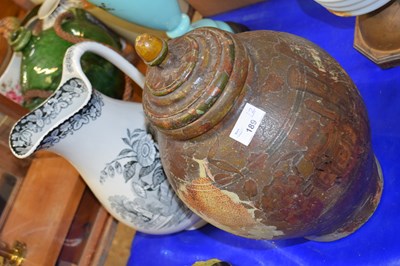 Lot 189 - Victorian wash jug together with a stone ware...