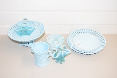 Lot 86 - MIXED LOT VARIOUS PRESSED GLASS WARES TO...
