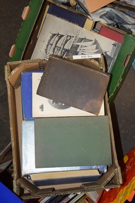 Lot 604 - Two boxes of assorted books