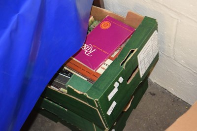 Lot 605 - Three boxes of assorted books