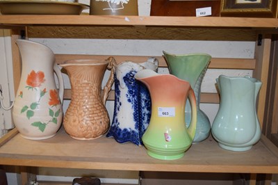 Lot 663 - Six assorted jugs