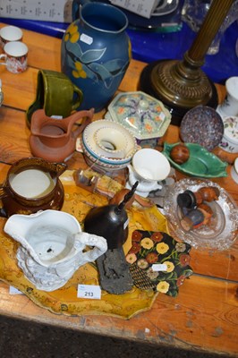 Lot 213 - Mixed Lot: Various assorted wares to include...