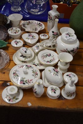 Lot 215 - Quantity of Wedgwood Hathaway Rose ceramics to...